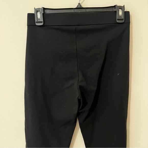Theory Black Pull On Legging in Stretch Knit Ponte Pants S ($195) - Picture 4 of 7
